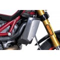 QD Carbon Fiber Radiator Guards (with Alutech Carbon) for the Indian FTR 1200 (Flat Track Racer)